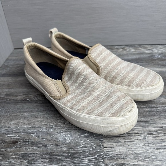 Sperry Women's Size 8 Tan Canvas Boat Shoes STS85927‎ - Picture 1 of 6